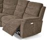 Lazy - Hörnsoffa, el-recliner - Beige
