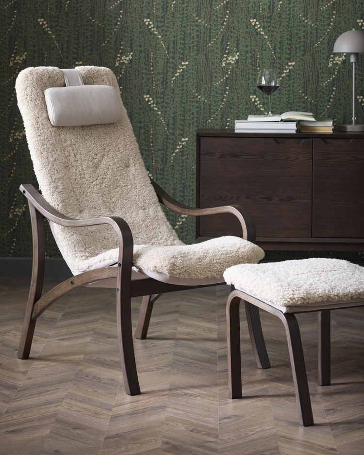 Anne - Fåtölj med fotpall - inspiration