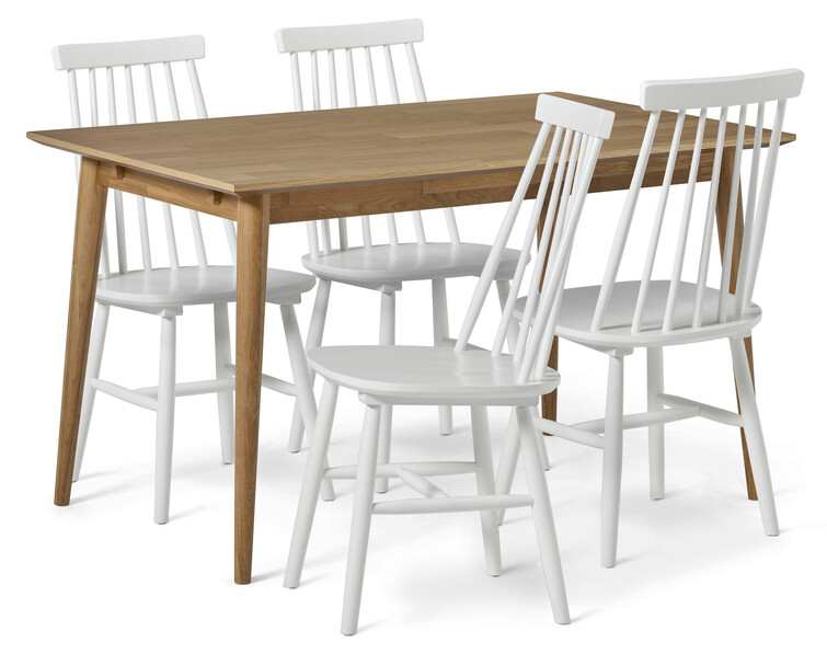 Harry - Matgrupp med 4 stolar Einar - Beige