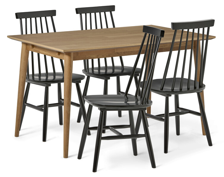 Harry - Matgrupp med 4 stolar Einar - Beige