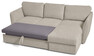 Öland - Bäddsoffa med schäslong höger - Beige