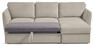 Öland - Bäddsoffa med schäslong höger - Beige