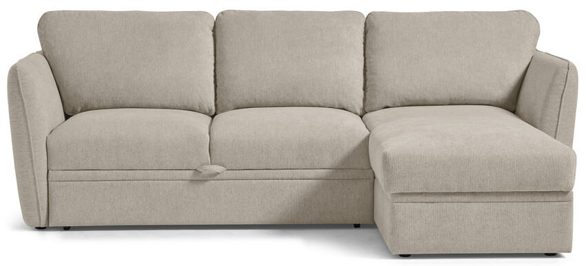 Öland - Bäddsoffa med schäslong höger - Beige