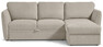 Öland - Bäddsoffa med schäslong höger - Beige