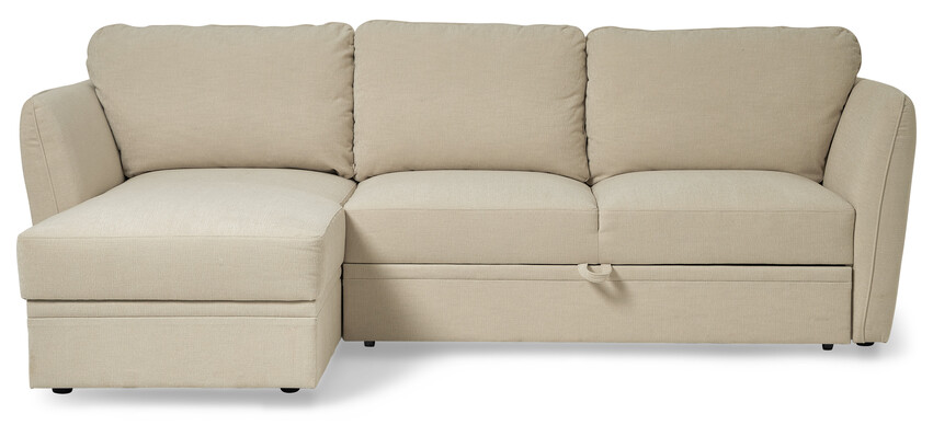 Öland - Bäddsoffa med schäslong vänster - Beige