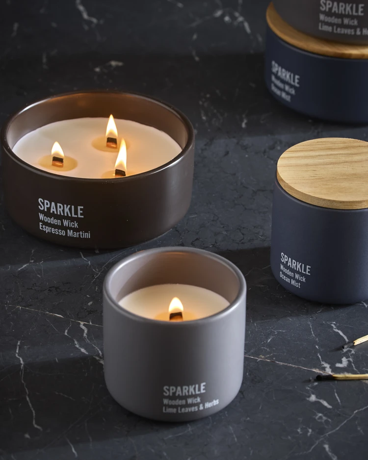 Sparkle - Doftljus, Ocean Mist, brinntid 25 h, 508 gr - inspiration