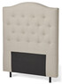 Active Välvd - Välvd sänggavel 120 cm - Beige