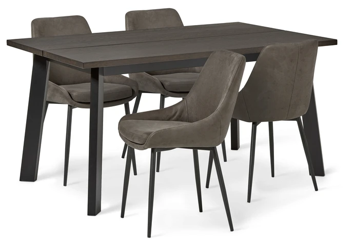 Nomad, Matgrupp med 4 stolar Leon