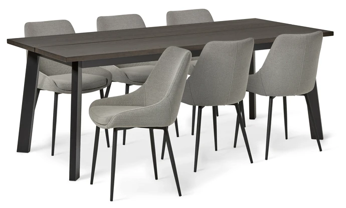 Nomad, Matgrupp med 6 stolar Leon