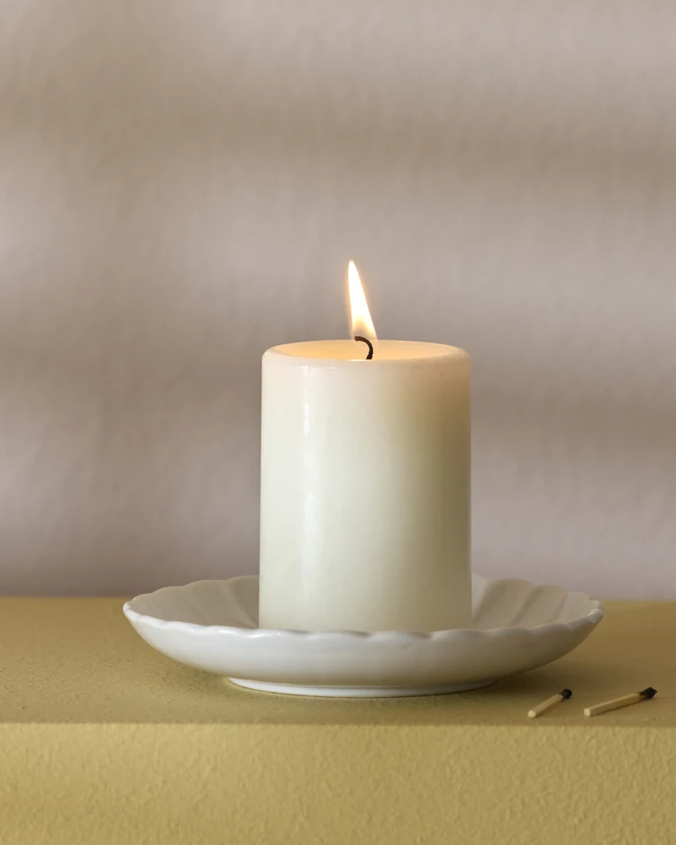 Glimra - Blockljus, H 10 Ø 7 cm, brinntid 35 h - inspiration