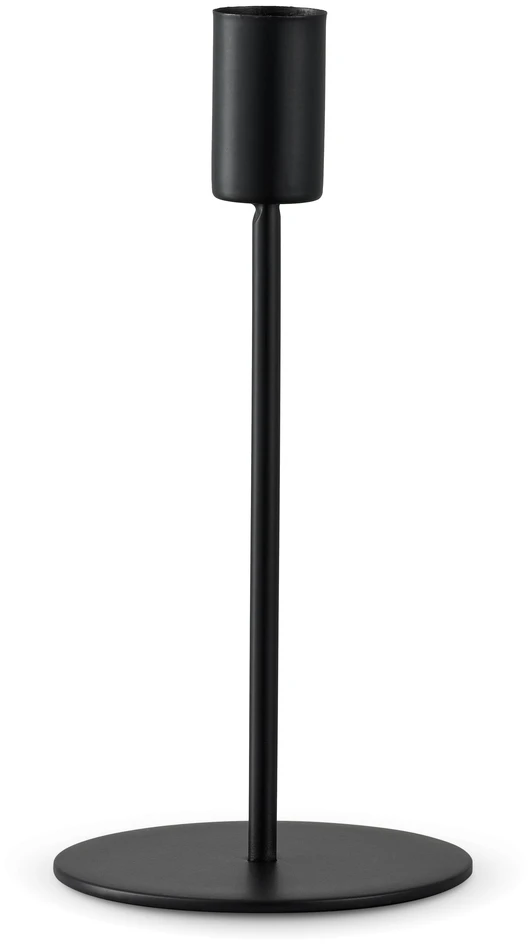 Uno - Ljusstake, H 18 Ø 8,5 cm - Svart
