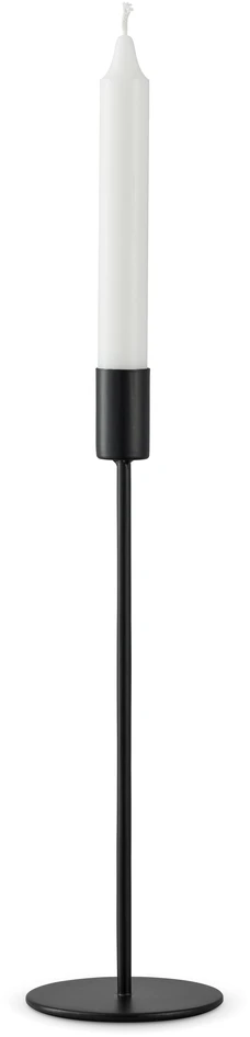 Uno - Ljusstake, H 28,5 Ø 8,5 cm - Svart