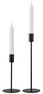 Uno - Ljusstake, H 28,5 Ø 8,5 cm - Svart
