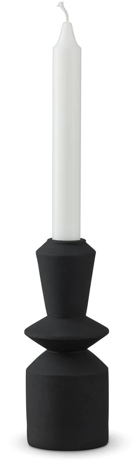 Link - Ljusstake, H 16,5 Ø 6 cm - Svart
