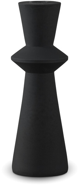 Link - Ljusstake, H 24,5 Ø 8,2 cm - Svart