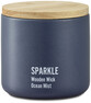 Sparkle - Doftljus, Ocean Mist, brinntid 40 h, 290 gr - Blå