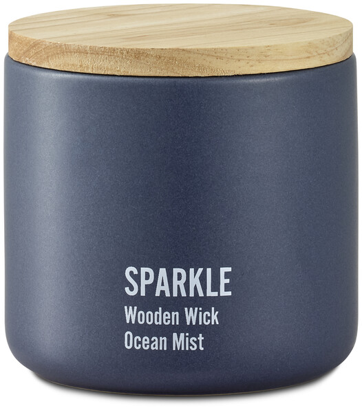 Sparkle - Doftljus, Ocean Mist, brinntid 40 h, 290 gr - Blå
