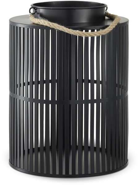 Tornö - Ljushållare, H 33 Ø 25/14,8 cm - Svart