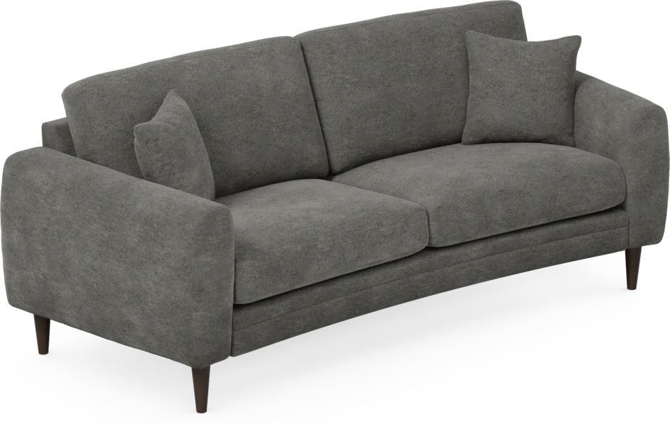 Eden - 2,5-sits soffa svängd - Grå
