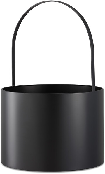 Wilgot - Vedkorg, H 45 Ø 35 cm - Svart