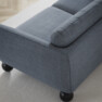 Madison Lux - 3-sits soffa med divan höger - Blå