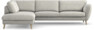 Madison - 3-sits soffa med divan vänster - Grå