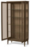 Ekerö - Vitrinskåp, 92x43x195,5 cm - Brun