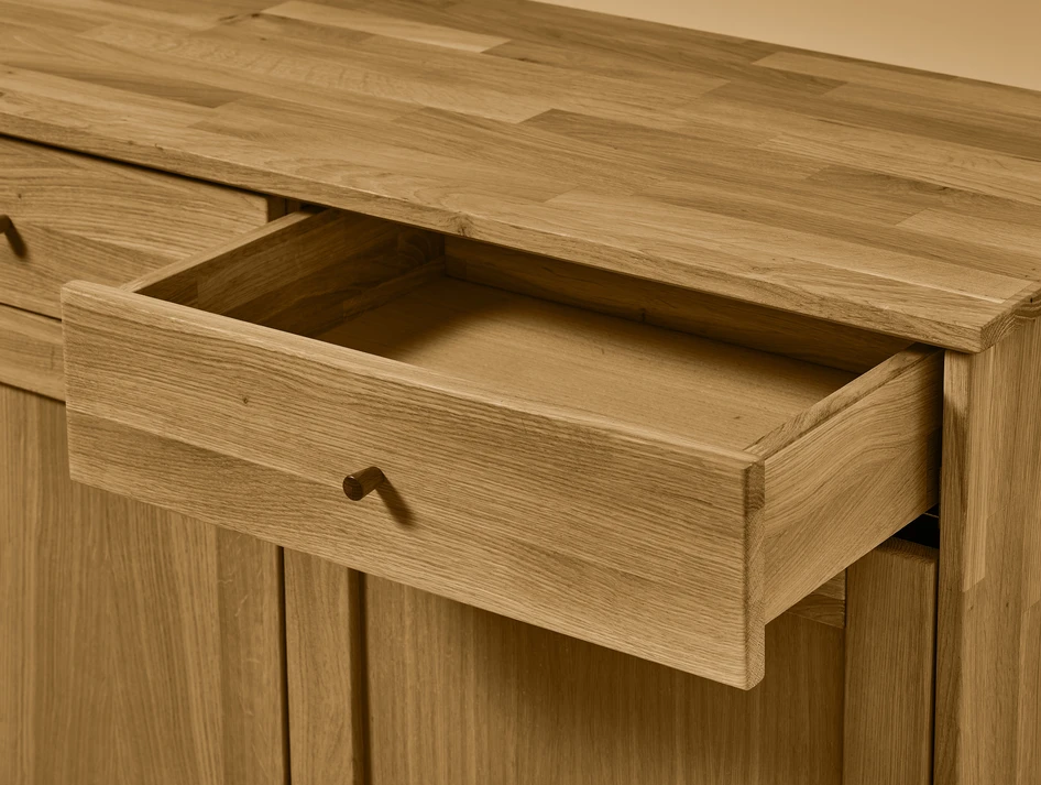 Ekerö - Skänk, 159,5x45x87 cm - Brun