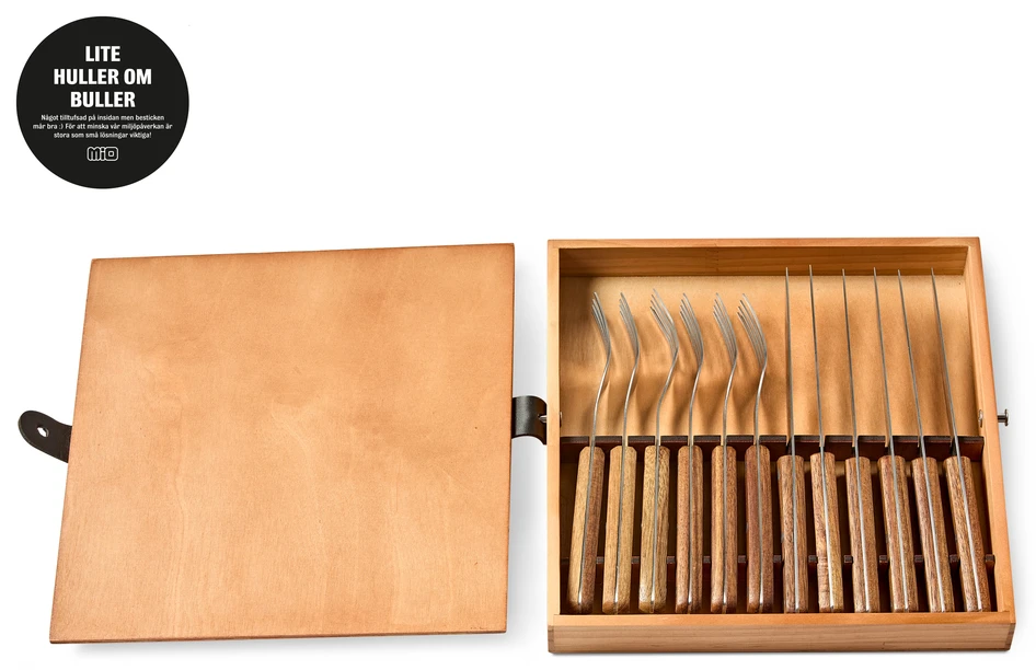 Birk - Grillbestick, 12 delar - Beige