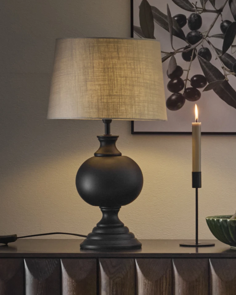 Bombay, Bordslampa, H49 Ø29 cm