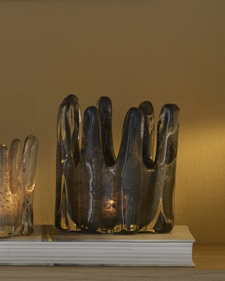 Krona - Ljuslykta, H 15 Ø 14 cm - inspiration