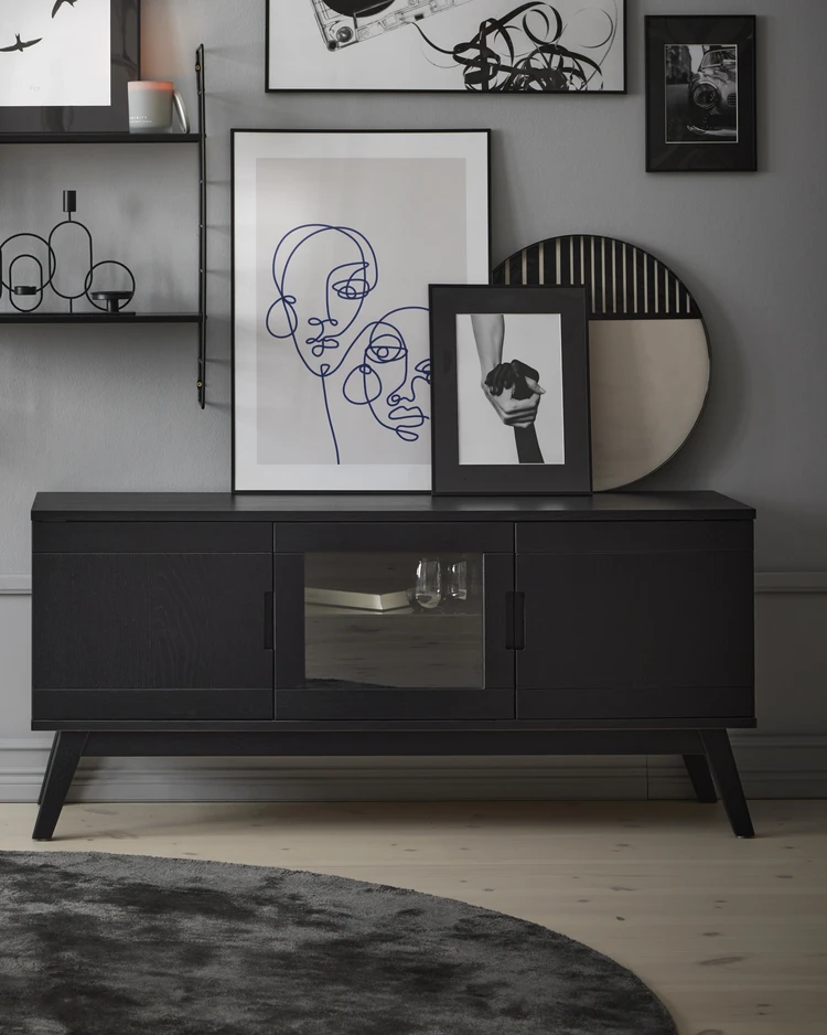 Vilgot - Tv-bänk, 132x38x55 cm - inspiration