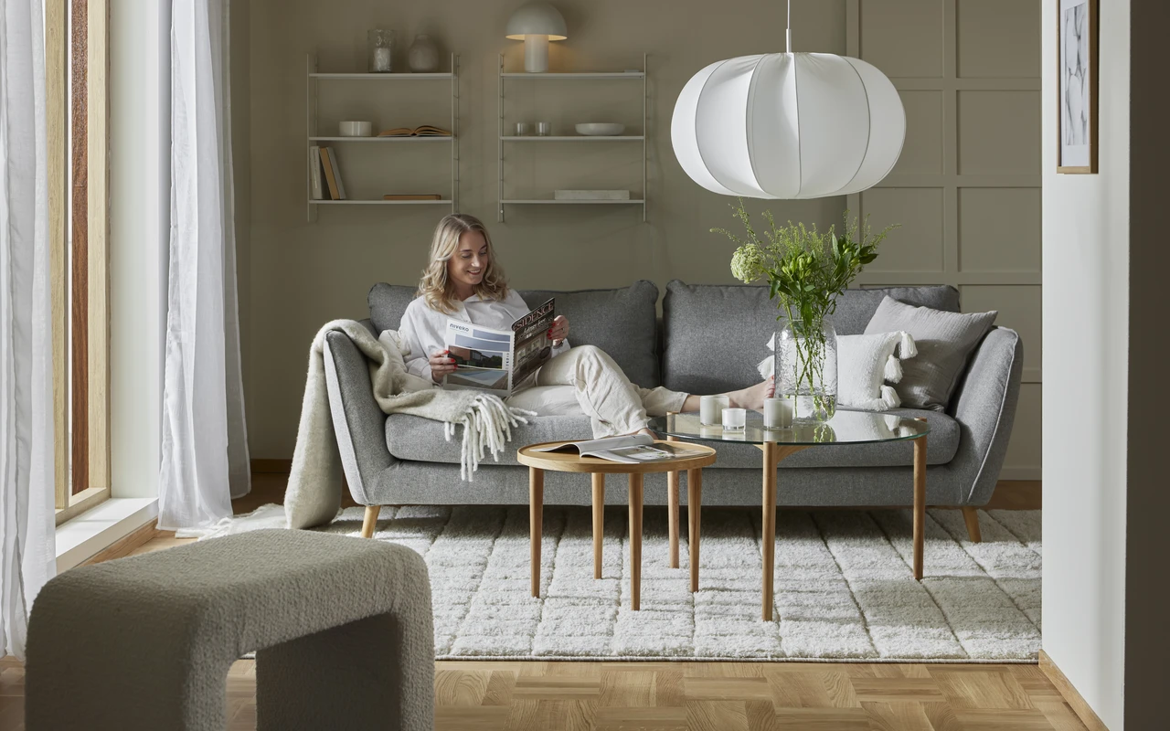 Tria - Soffbord, Ø 80 H 48 cm - inspiration