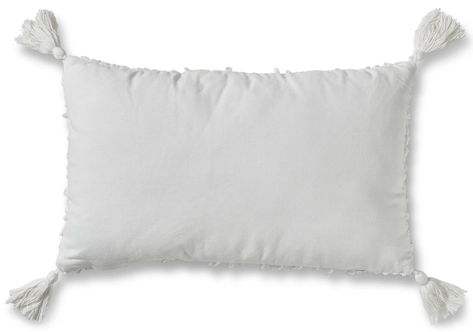 Frosty - Prydnadskudde, 30x50 cm - Vit