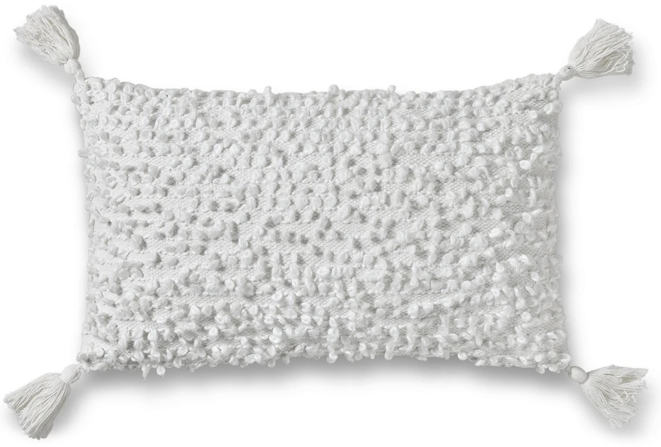 Frosty - Prydnadskudde, 30x50 cm - Vit