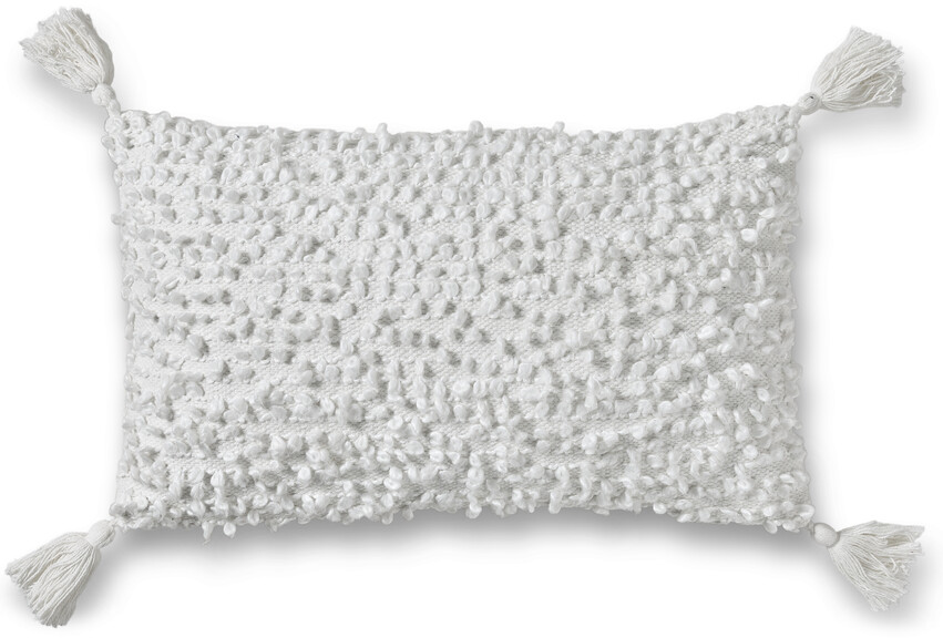 Frosty - Prydnadskudde, 30x50 cm - Vit