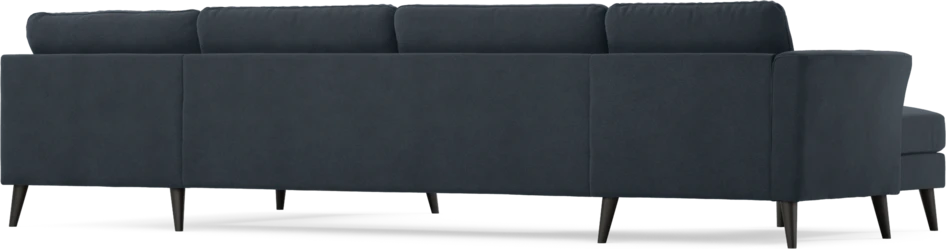 Bridge - 3-sits soffa med schäslong vänster och divan höger - Blå