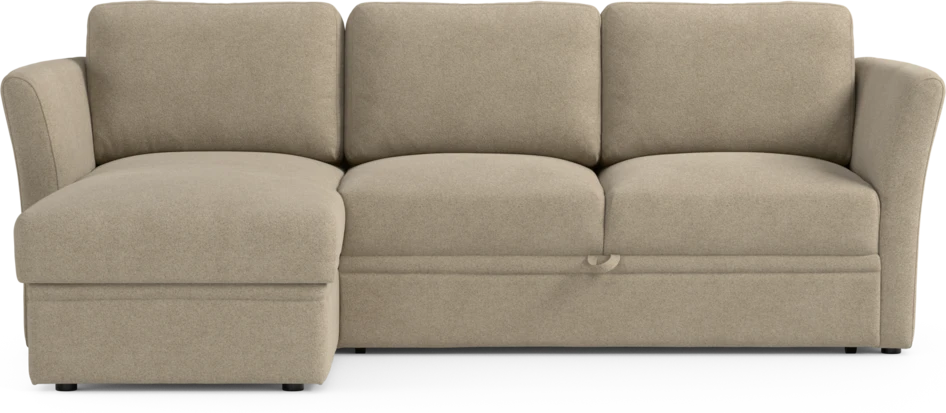 Öland - Bäddsoffa med schäslong vänster - Beige