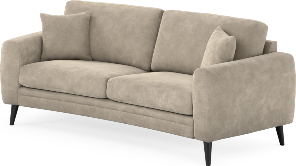 Eden - 2,5-sits soffa svängd - Beige