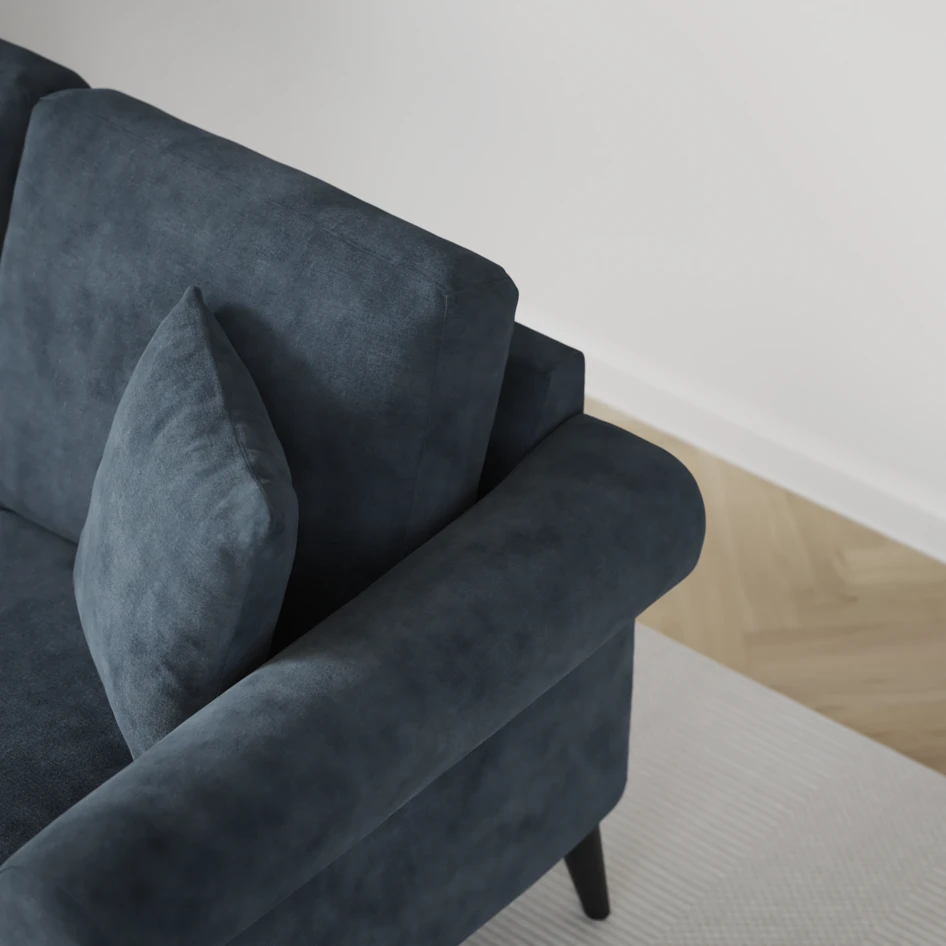 Eden - 2,5-sits soffa - Blå