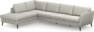 County - 3-sits soffa med divan vänster - Grå