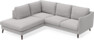 Madison - 2-sits soffa med divan vänster - Grå