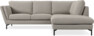 Madison - 2-sits soffa med divan höger - Beige