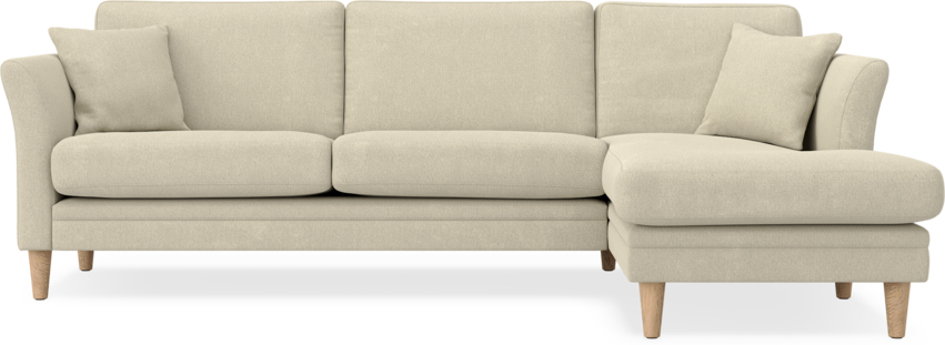 Eden - 2,5-sits soffa med schäslong - Beige