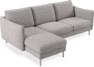 Madison Lux - 2-sits soffa med schäslong vänster - Beige
