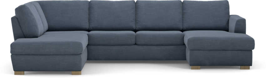 Friday - 3-sits soffa med divan vänster och schäslong höger - Blå