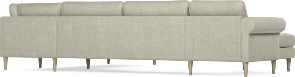 Bridge - Hörnsoffa, 3+2-sits med schäslong vänster - Beige