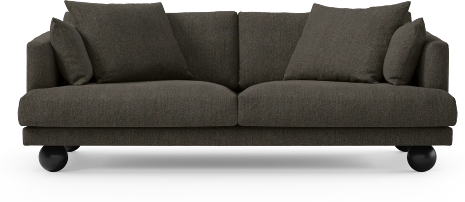 Harper - 3-sits soffa - Brun