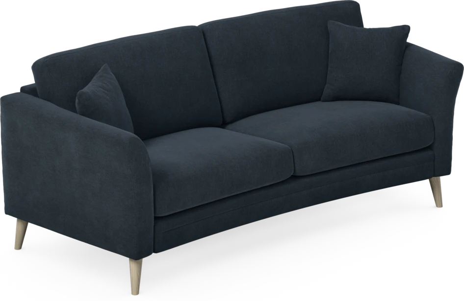 Eden - 2,5-sits soffa svängd - Blå