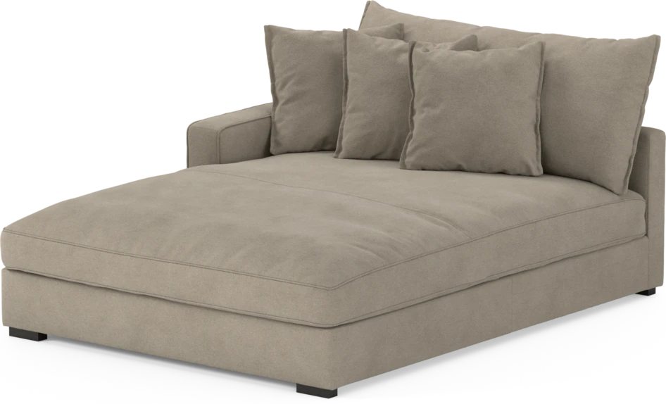 Rossi - Schäslong XL vänster - Beige